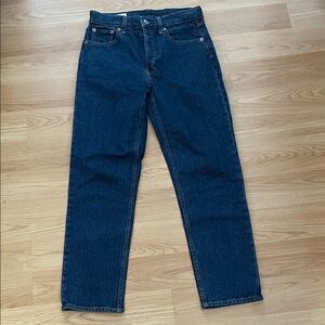 GAP Women's Straight Leg Jeans - Dark Blue